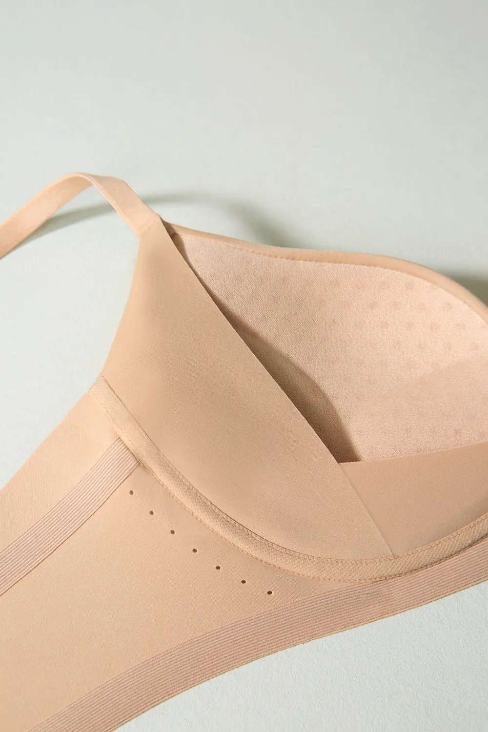 Seamless Push Up Plunge Wireless Small Chest Bra