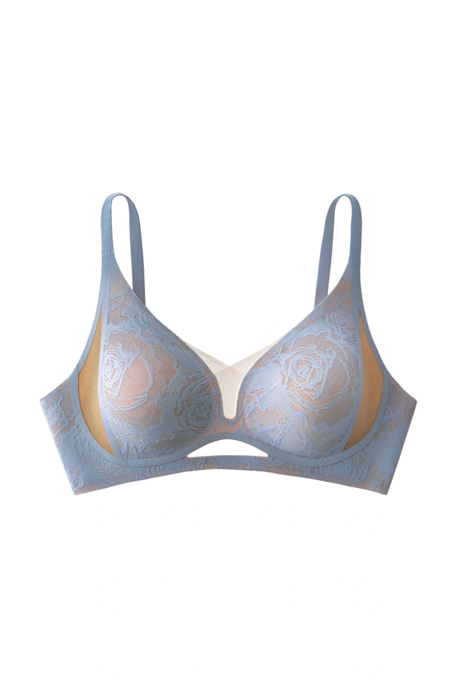 Sexy Lace Push Up Wireless Plunge Bra