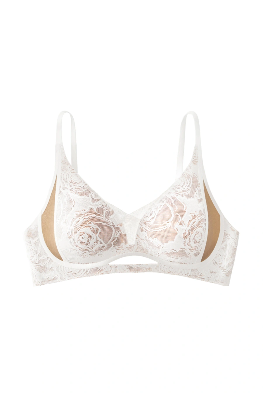 Sexy Lace Push Up Wireless Plunge Bra