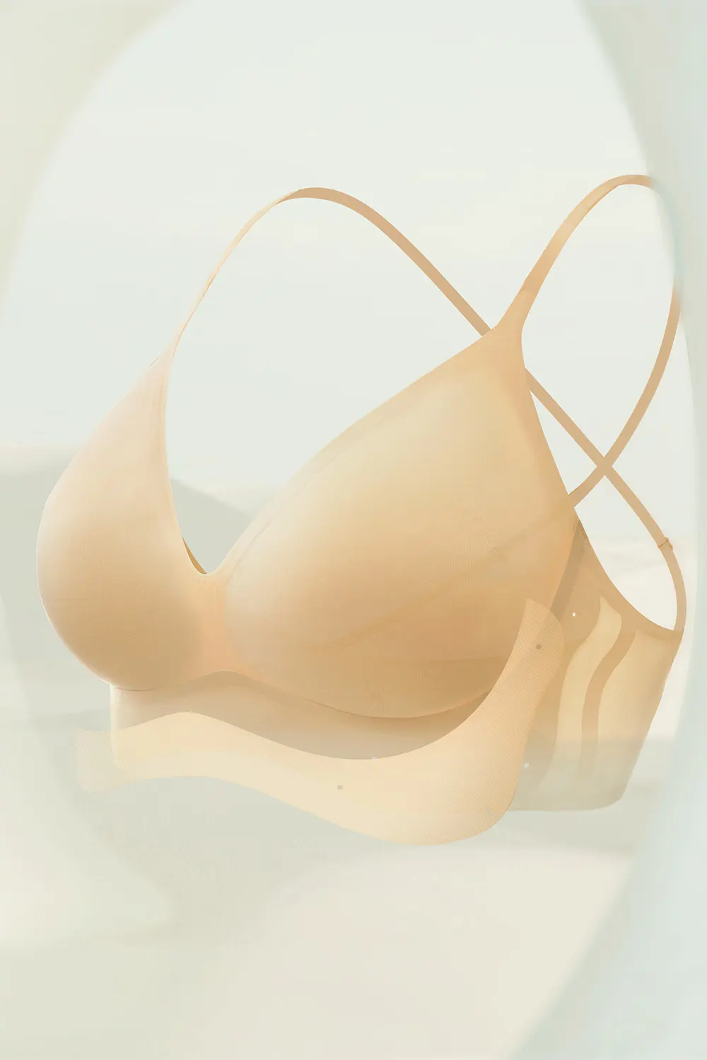 Multiway Seamless Invisible Plunge Deep V Wireless Bra