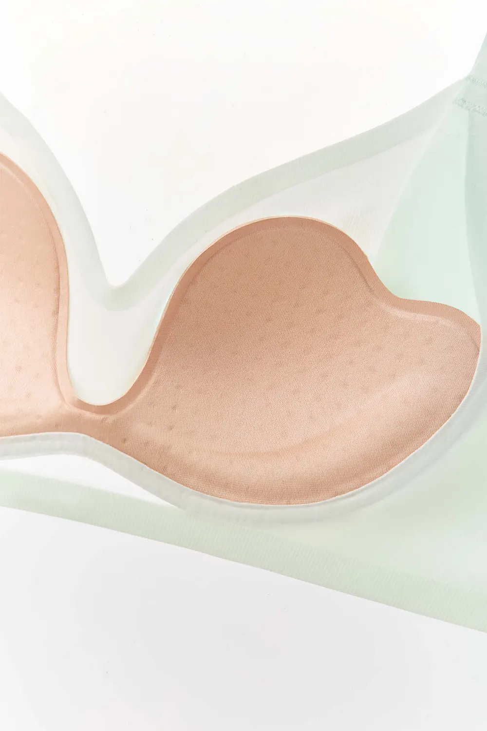Cooling Wireless Push Up Thin Seamless Bra
