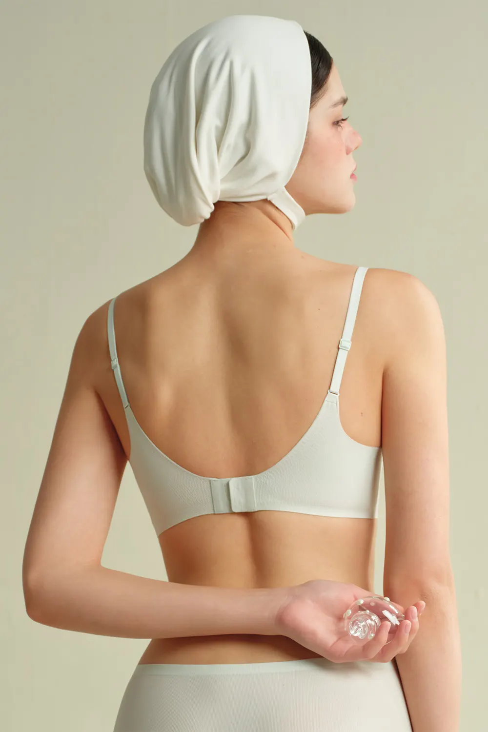 Cooling Wireless Push Up Thin Seamless Bra