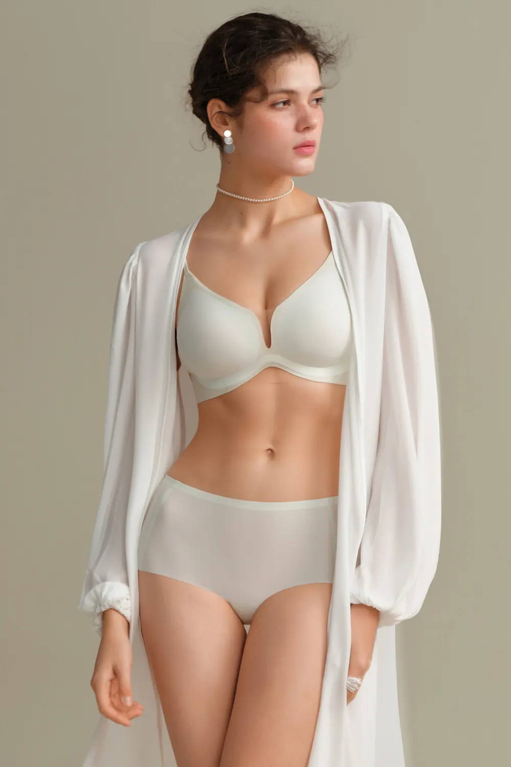 Seamless Push Up Cooling Ice Silk Thin Wireless Bra