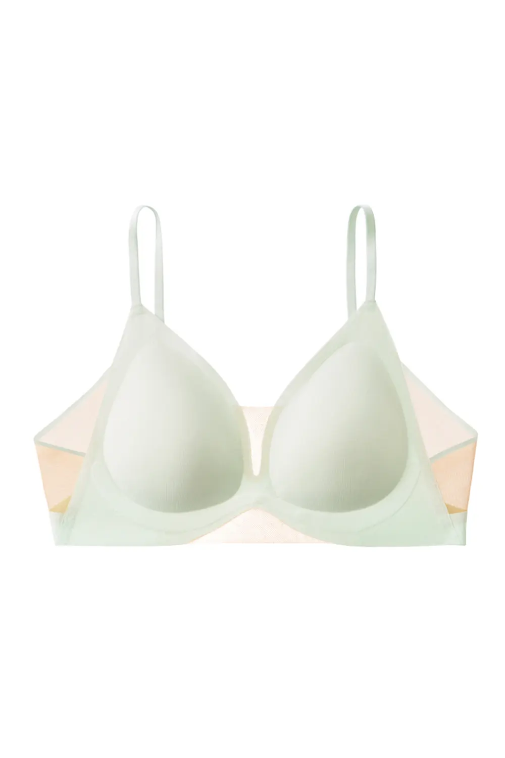Seamless Push Up Cooling Ice Silk Thin Wireless Bra