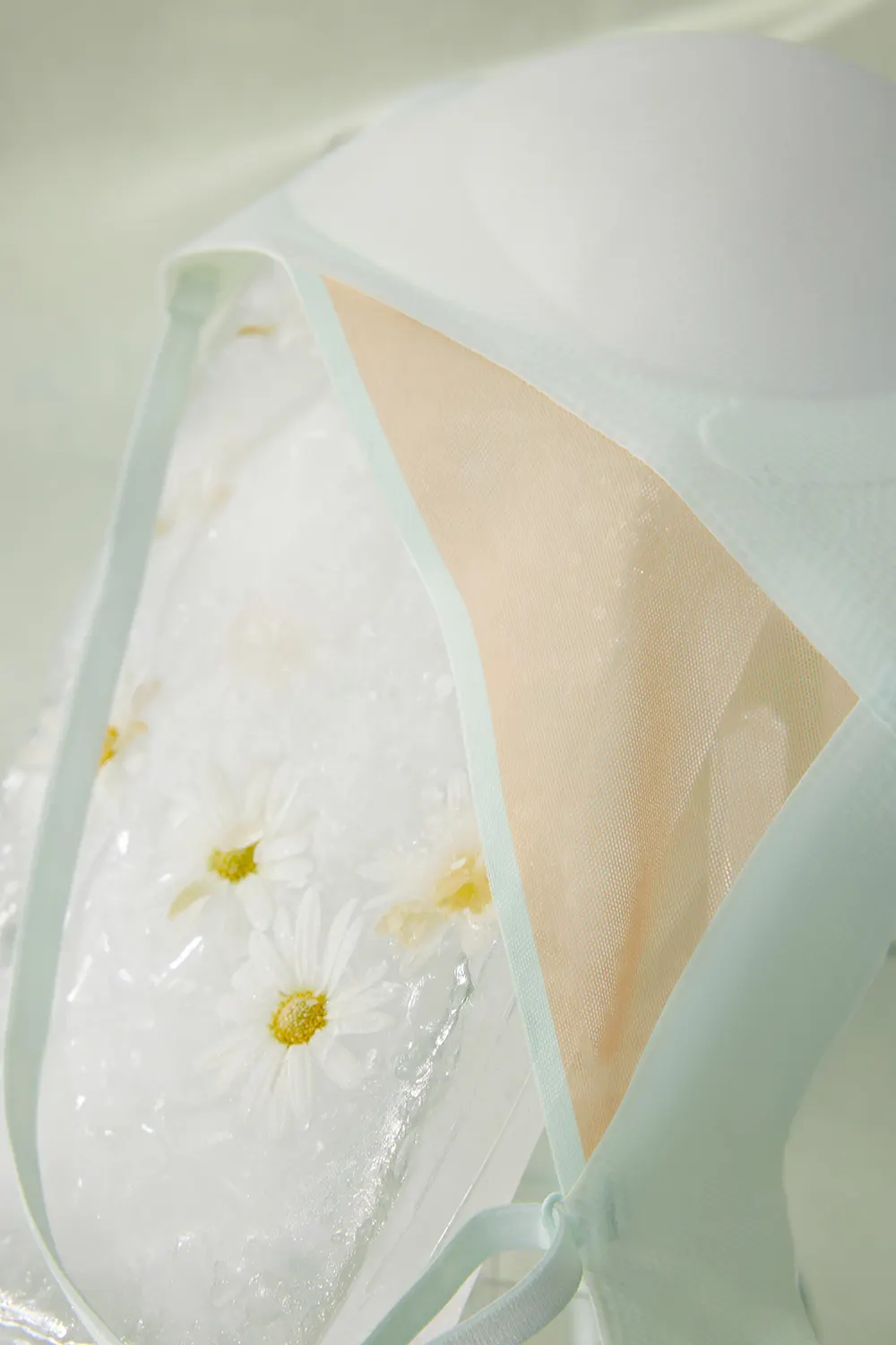 Seamless Push Up Cooling Ice Silk Thin Wireless Bra