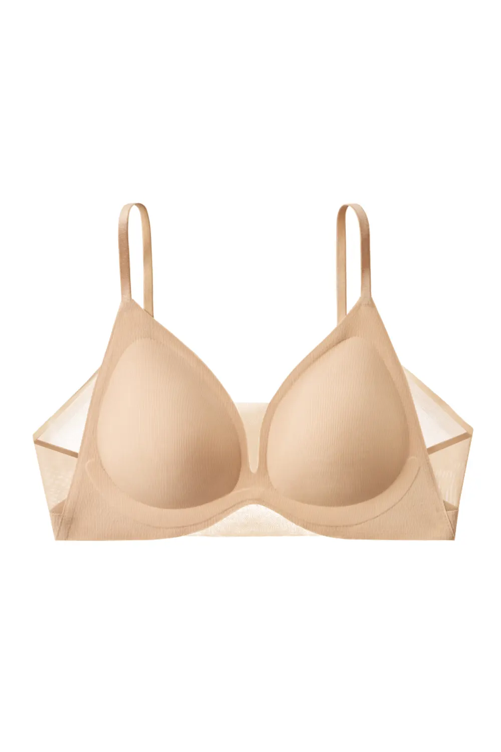 Seamless Push Up Cooling Ice Silk Thin Wireless Bra