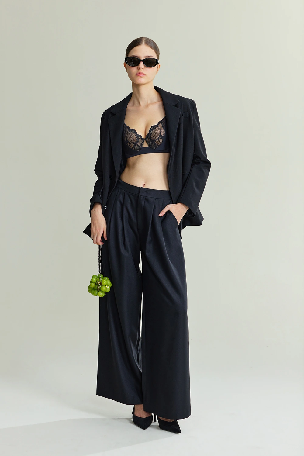 Lace Plunge  Deep V Lift Supportive Wireless Bra