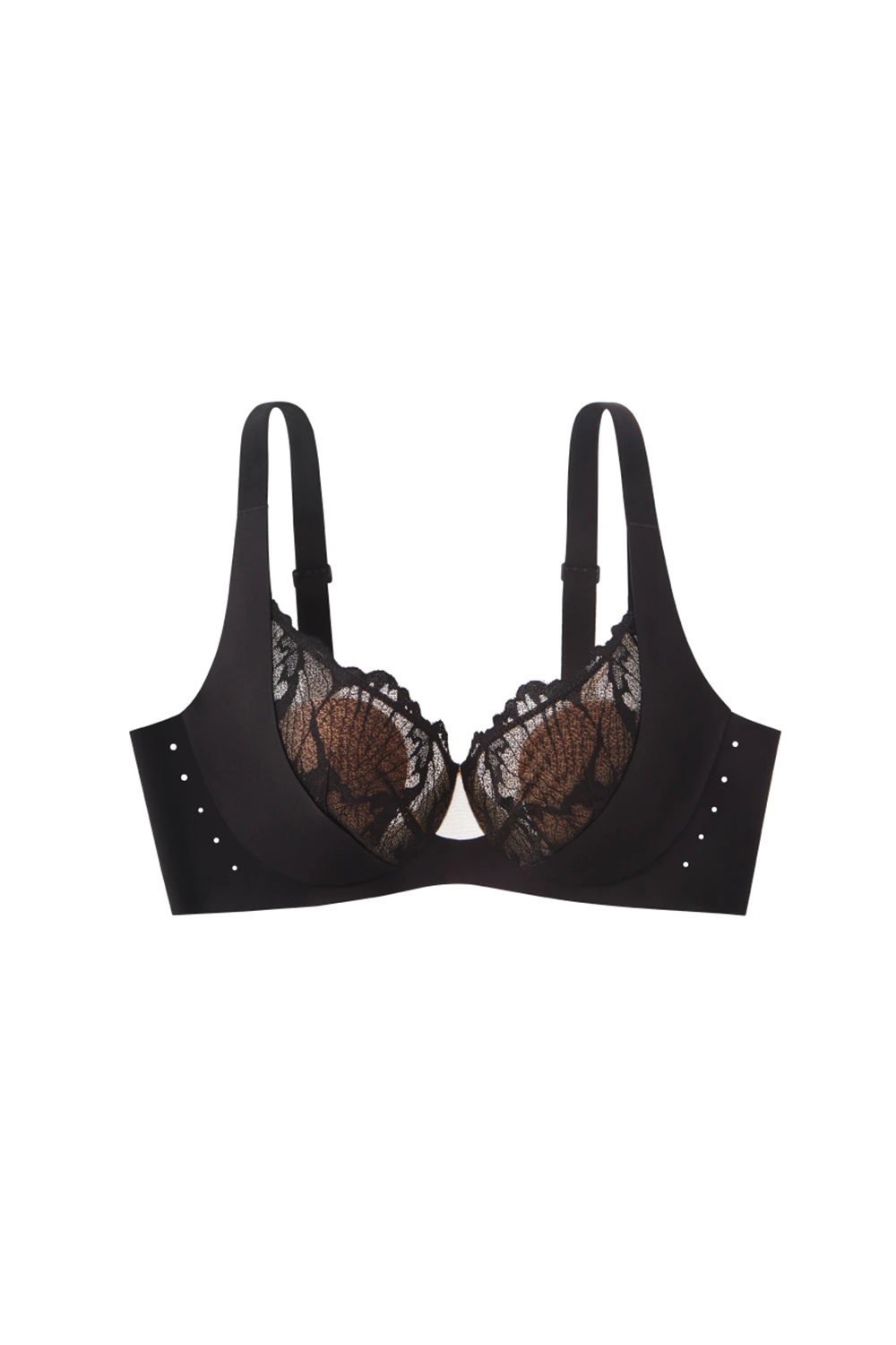 Lace Plunge  Deep V Lift Supportive Wireless Bra