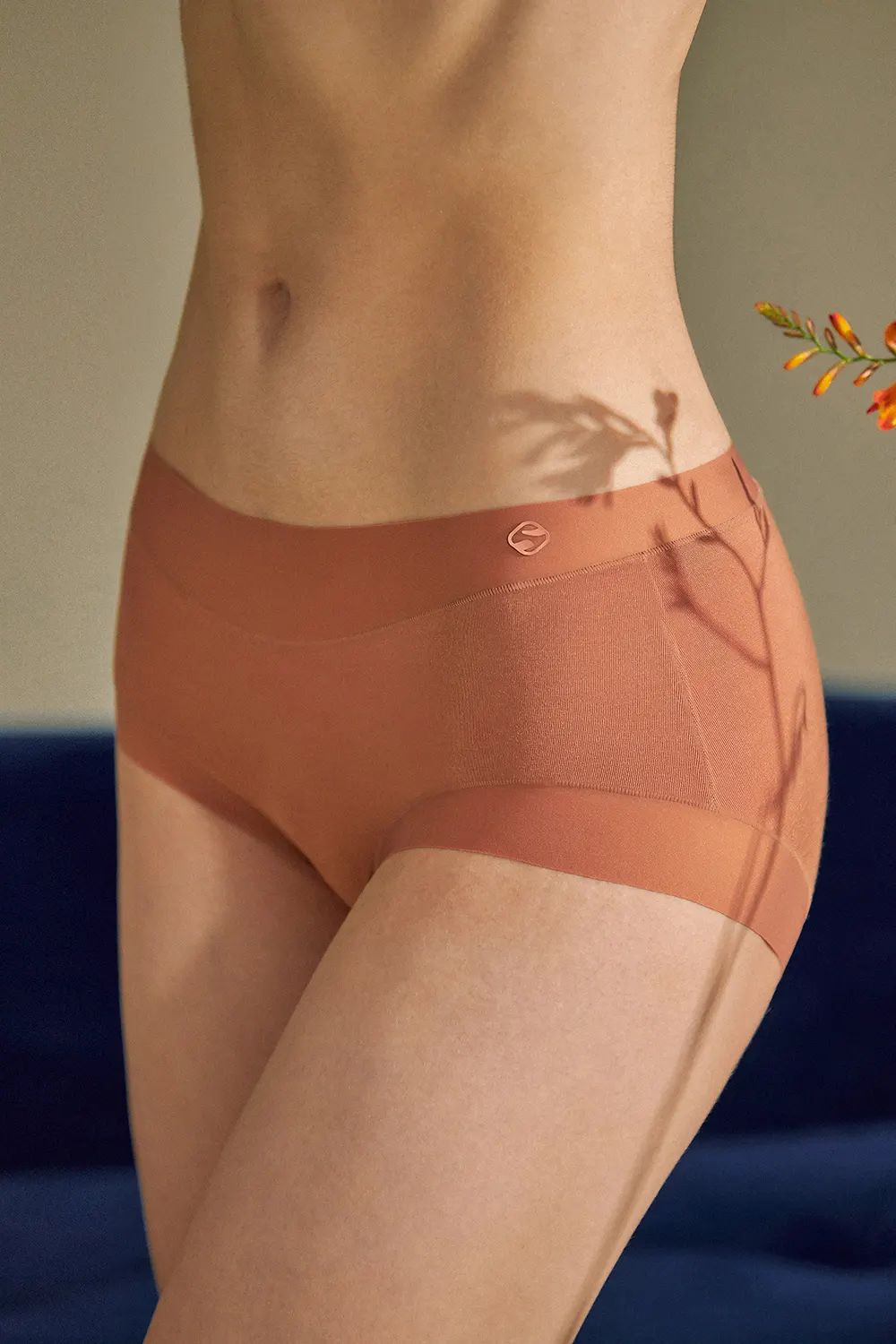 Seamless Mid Waist Modal Panties