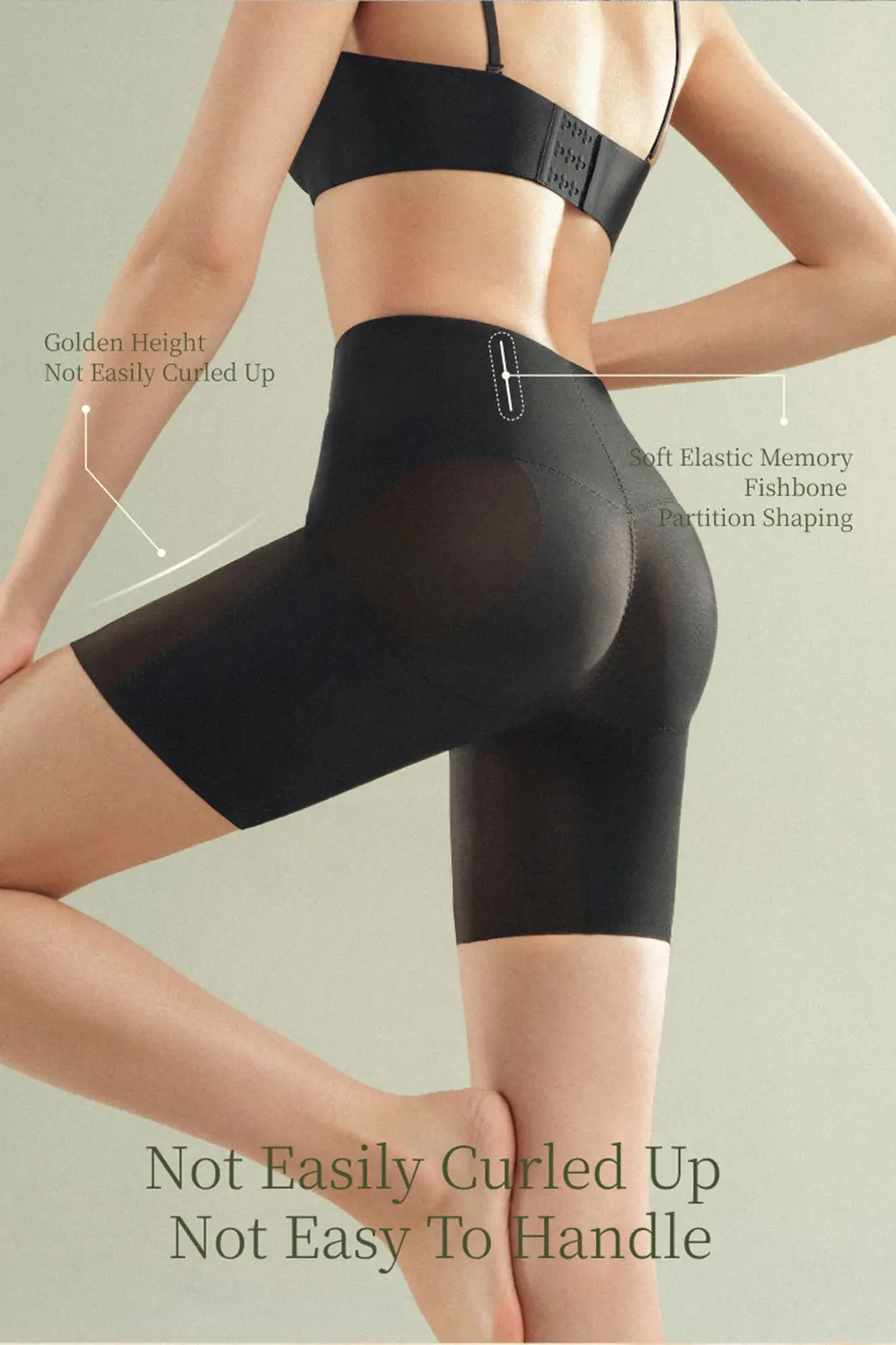 Slim Butt Lifting Seamless Tummy Control Faja Body Shaper Shorts