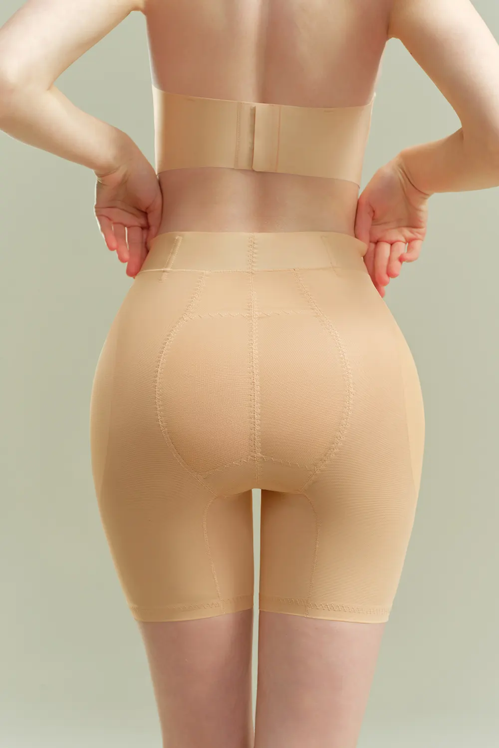 Padded Shapers Mid Waist Tummy Control Faja Body Shapewear