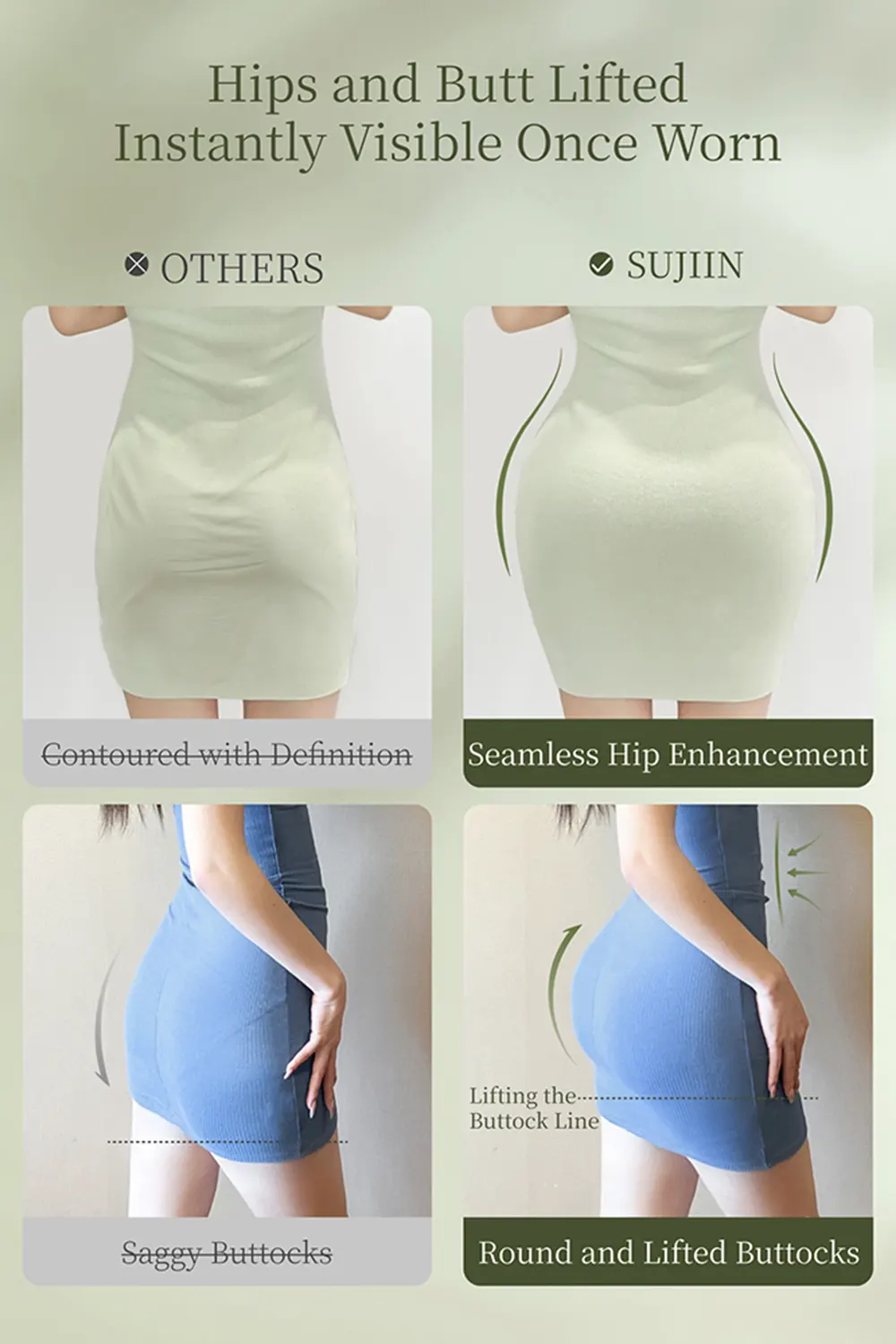Padded Shapers Mid Waist Tummy Control Faja Body Shapewear