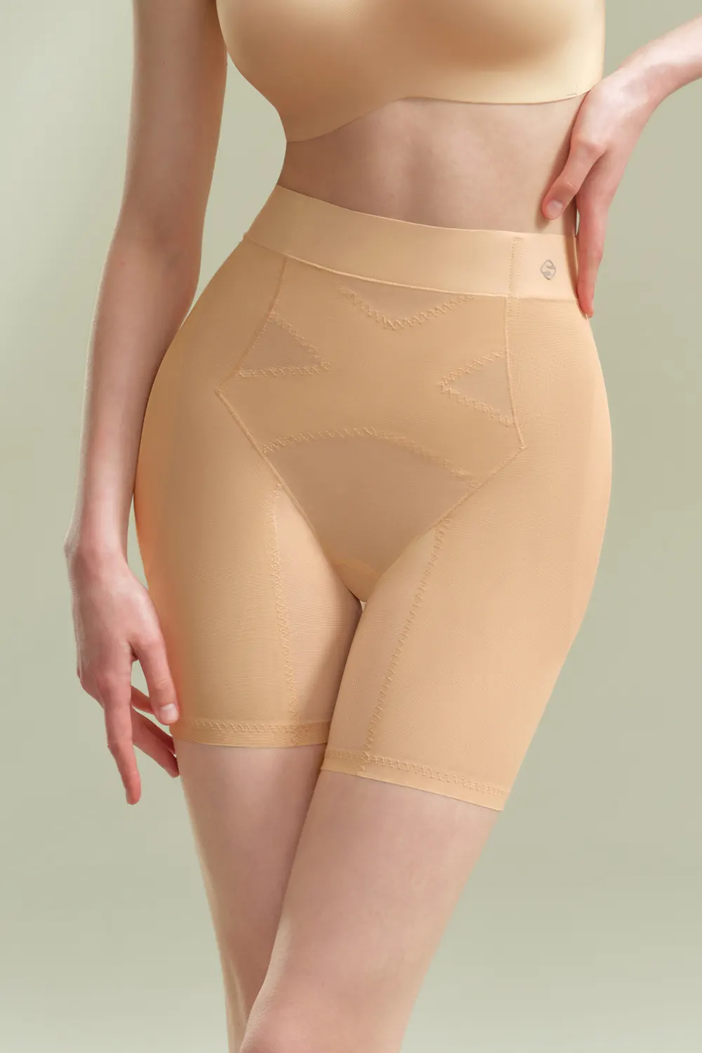 Padded Shapers Mid Waist Tummy Control Faja Body Shapewear