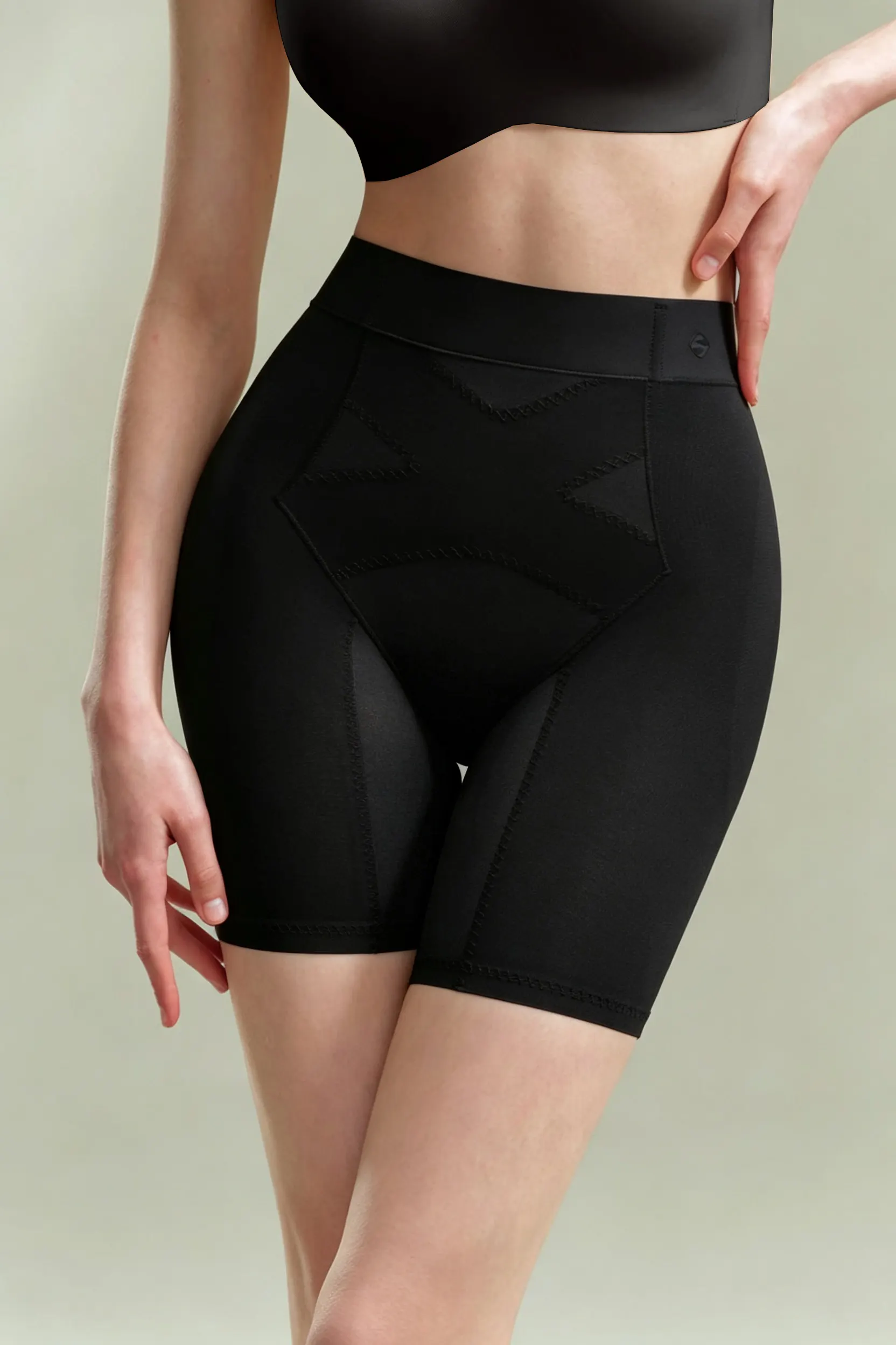 Padded Shapers Mid Waist Tummy Control Faja Body Shapewear