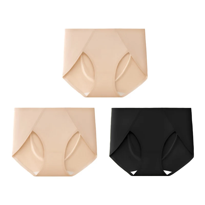 3Pcs/Lot Seamless No Show Mid Waist Panties