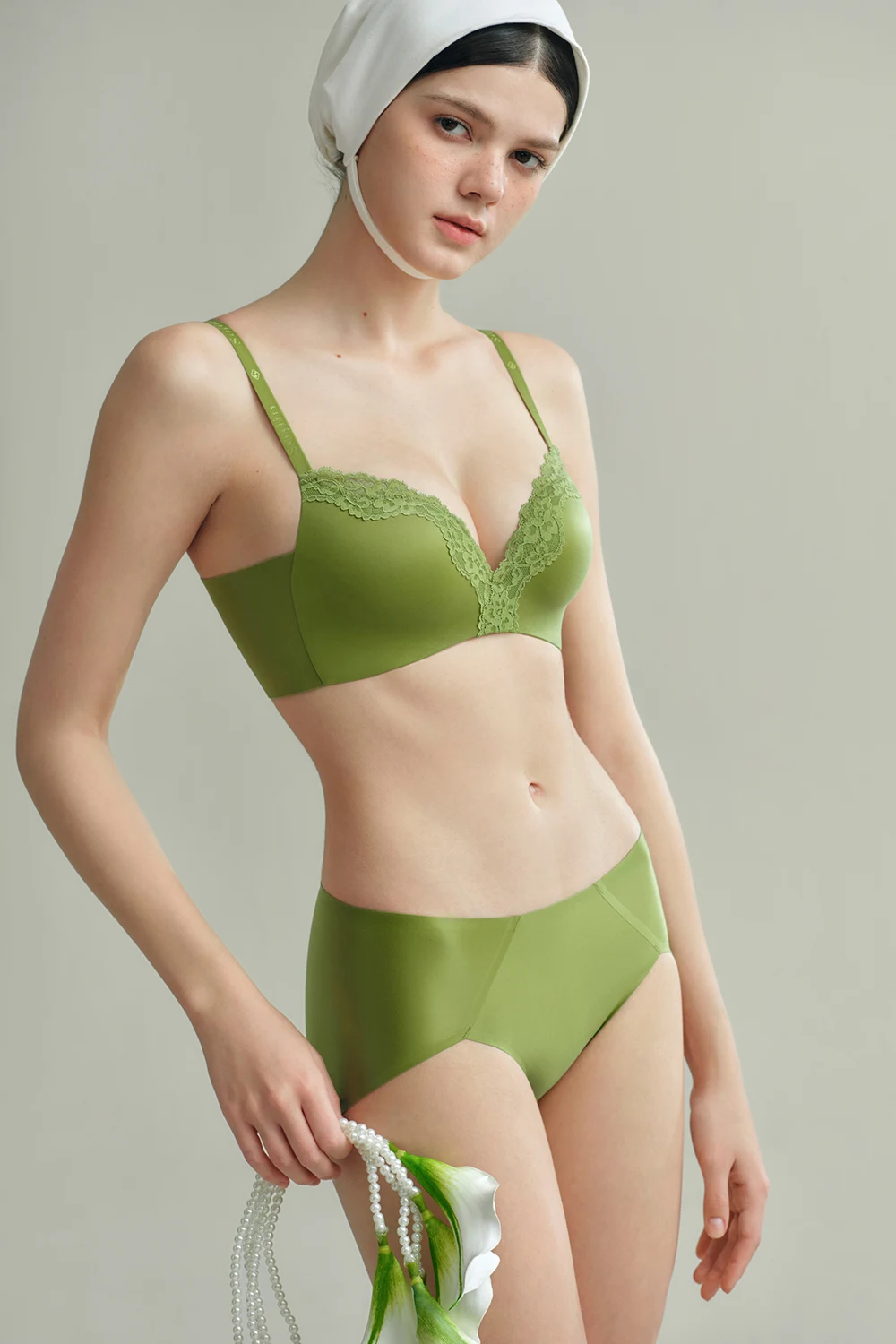 3Pcs/Lot Seamless No Show Mid Waist Panties