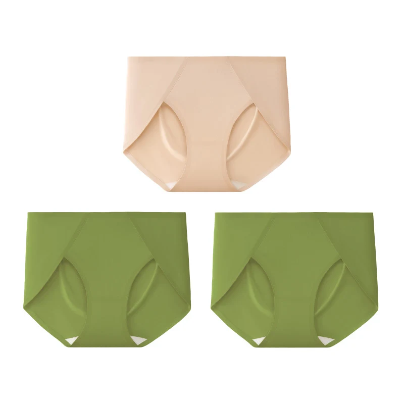 3Pcs/Lot Seamless No Show Mid Waist Panties