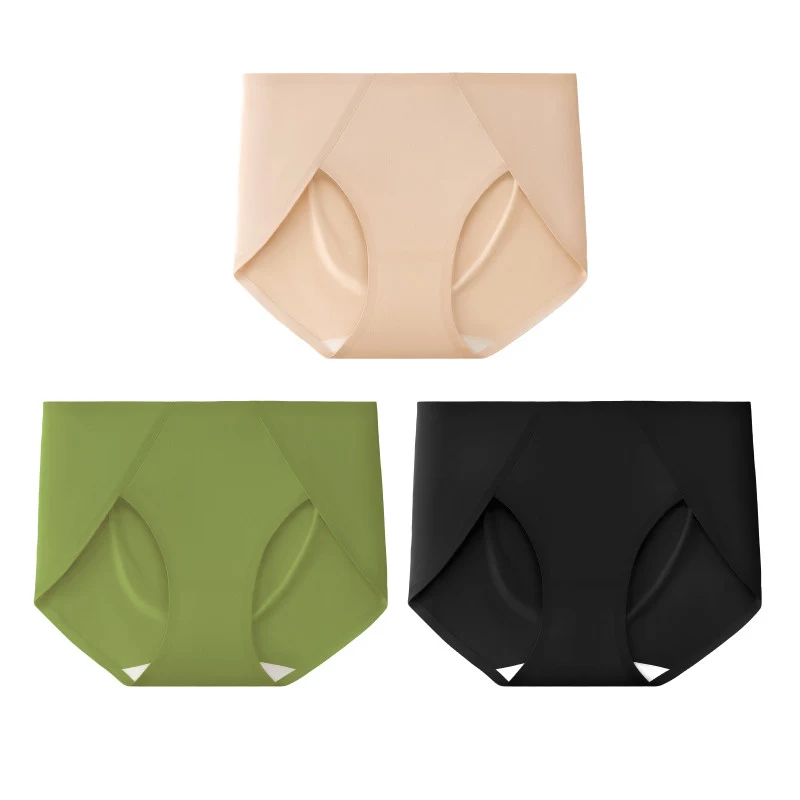 3Pcs/Lot Seamless No Show Mid Waist Panties