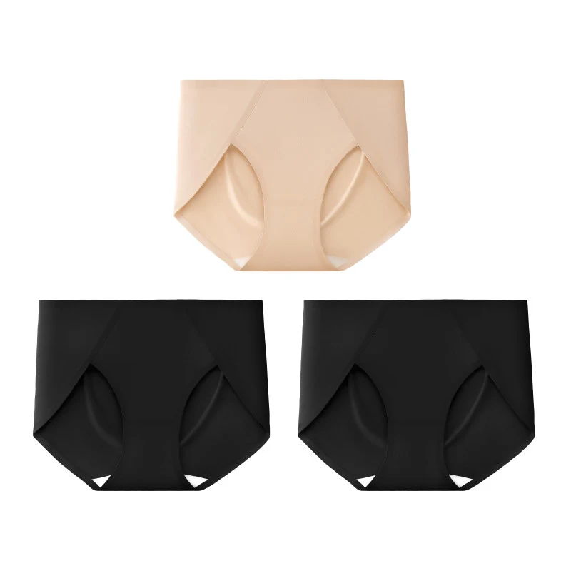 3Pcs/Lot Seamless No Show Mid Waist Panties