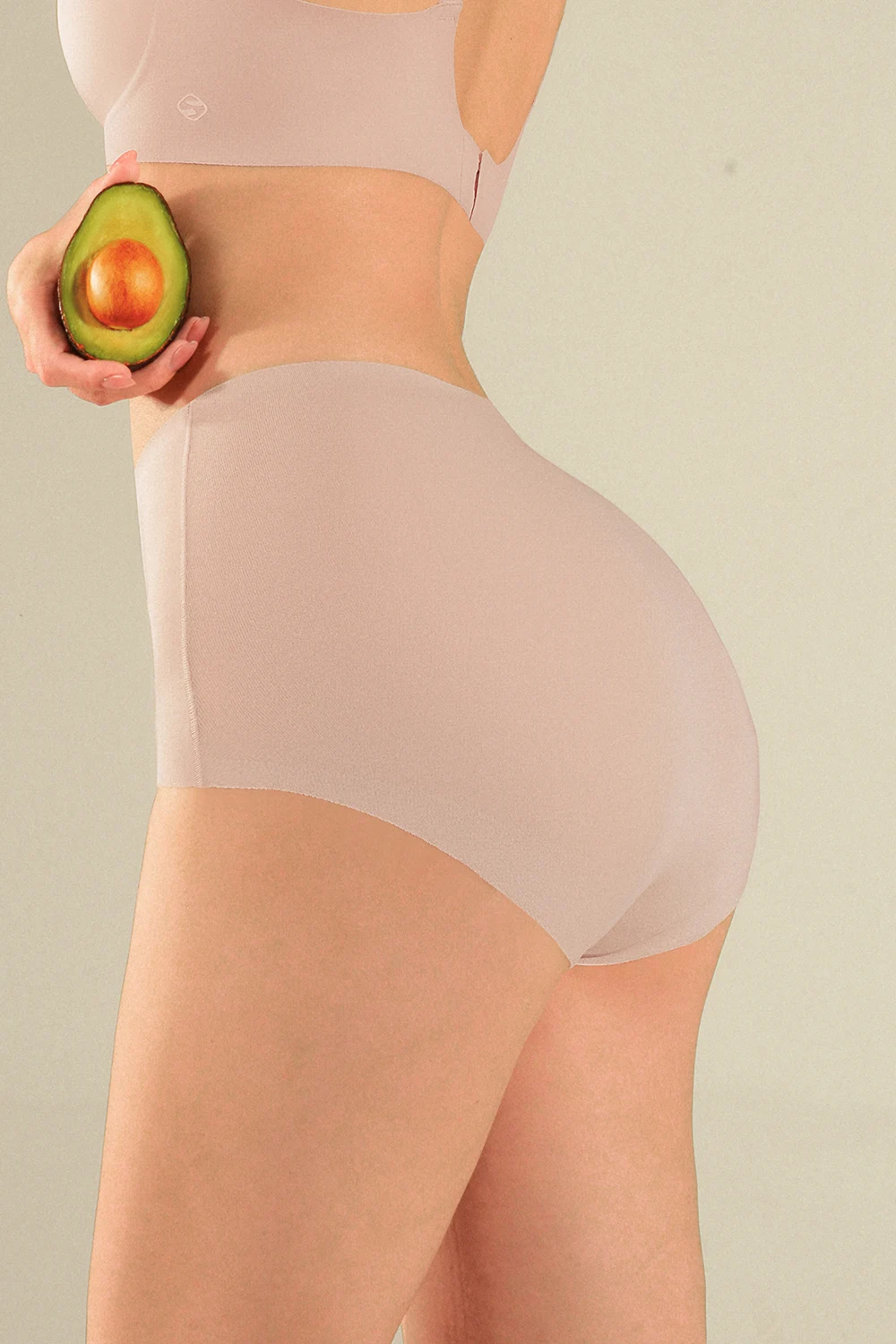 No Show Mid Waist Cotton Crotch Modal Seamless Panties