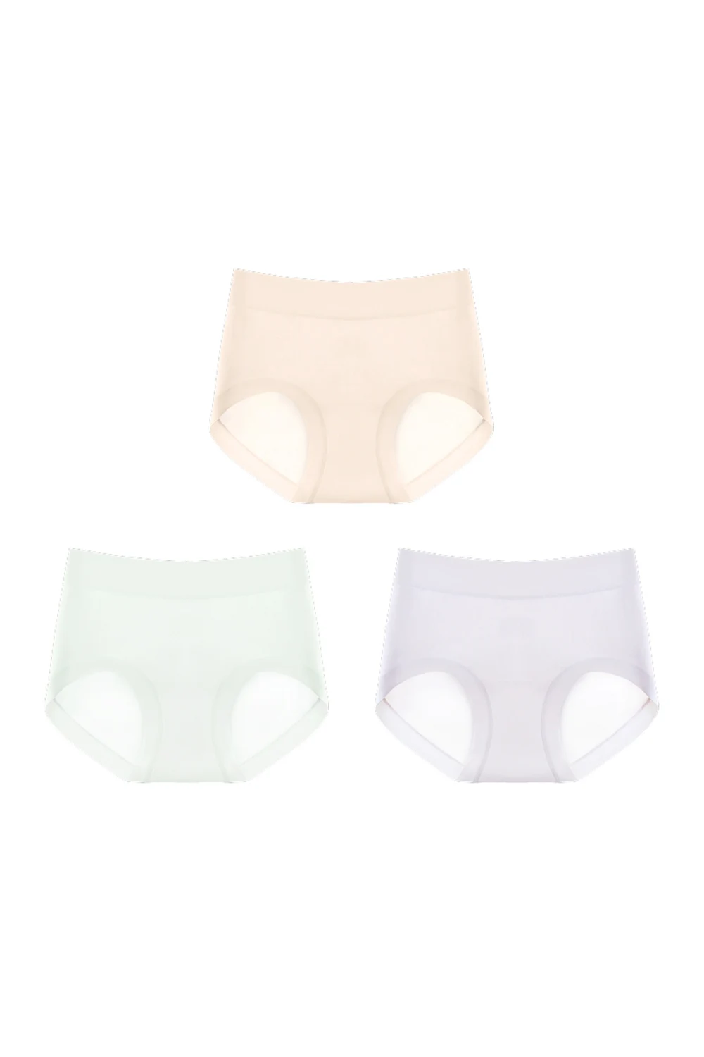 3Pcs/Lot Seamless Cotton Crotch Panties