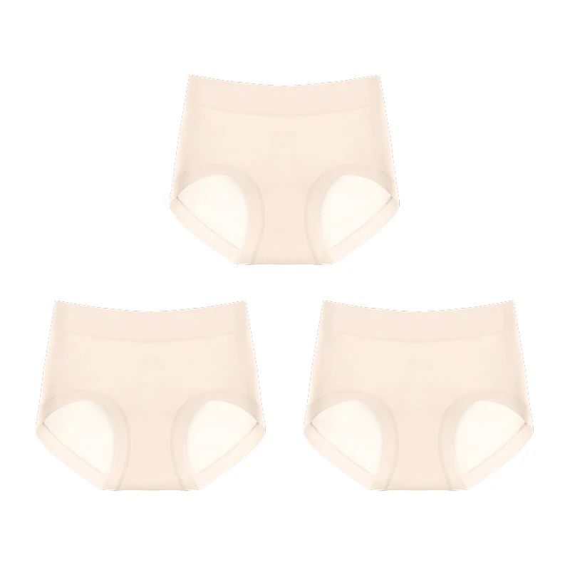 3Pcs/Lot Seamless Cotton Crotch Panties