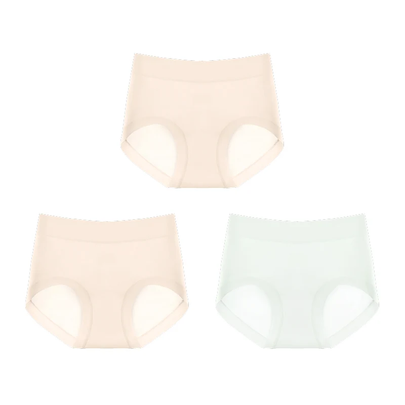 3Pcs/Lot Seamless Cotton Crotch Panties