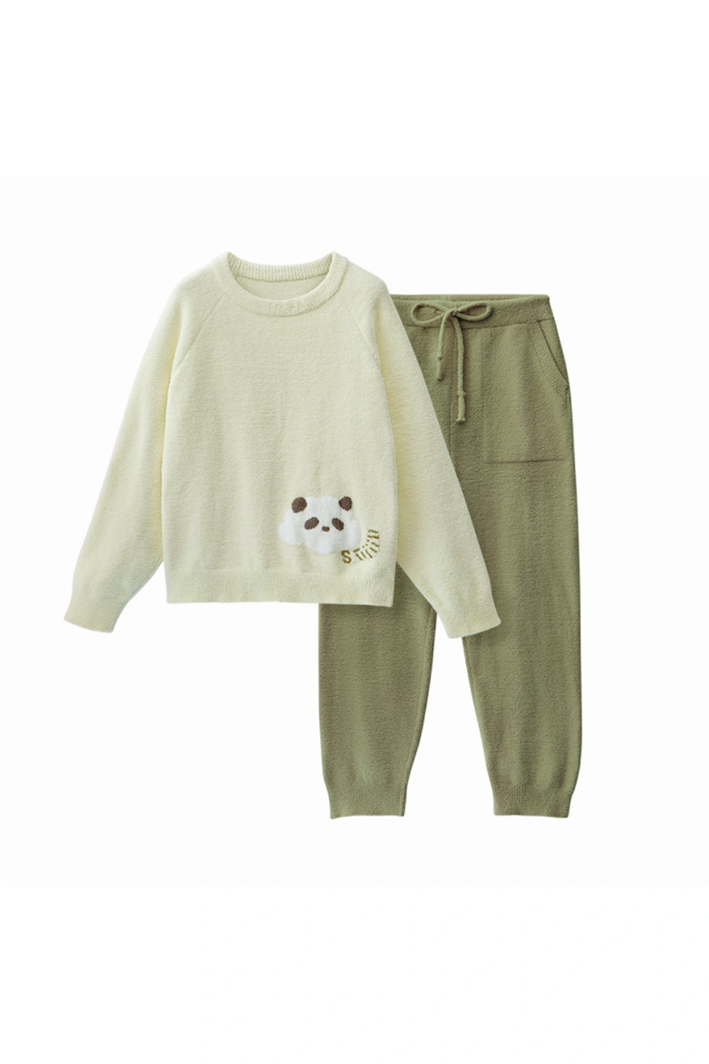 Winter Panda Graphic Cute Pajamas Sets