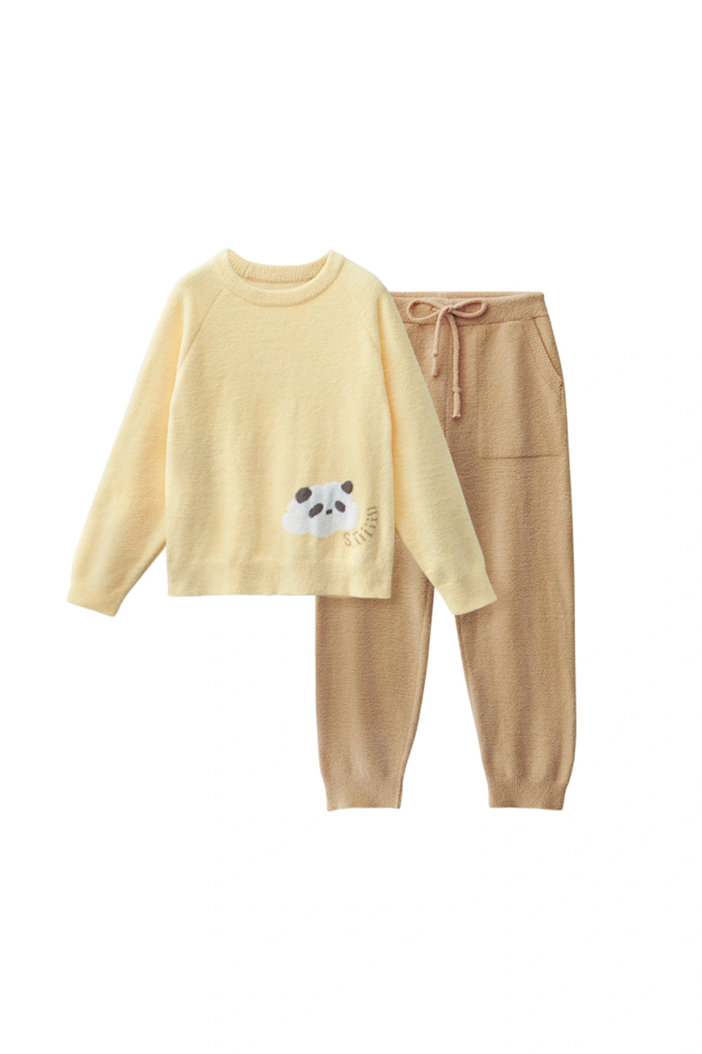 Winter Panda Graphic Cute Pajamas Sets
