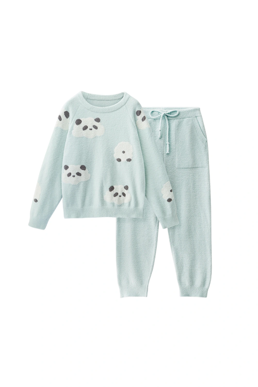Winter Panda Graphic Cute Pajamas Sets
