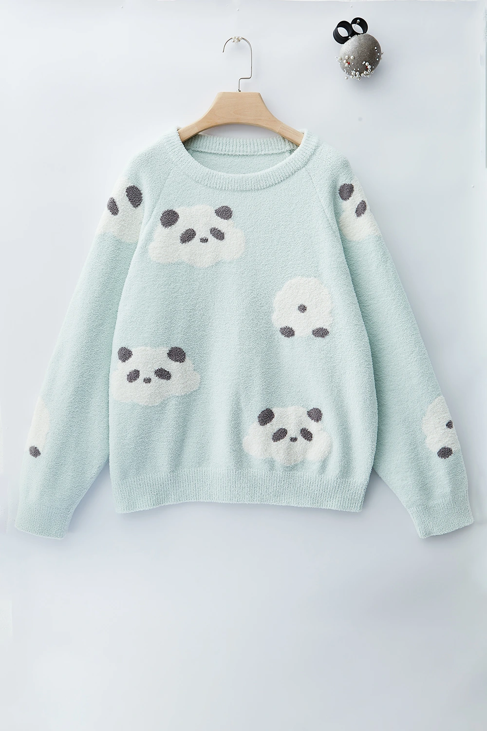 Winter Panda Graphic Cute Pajamas Sets