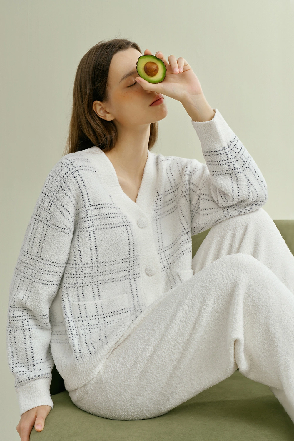 Striped Loungewear Pajamas Set