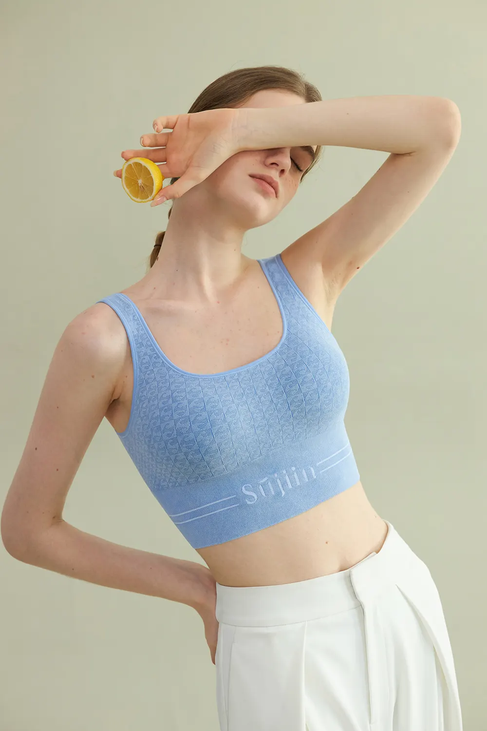 Knitted Sports Tank Bra