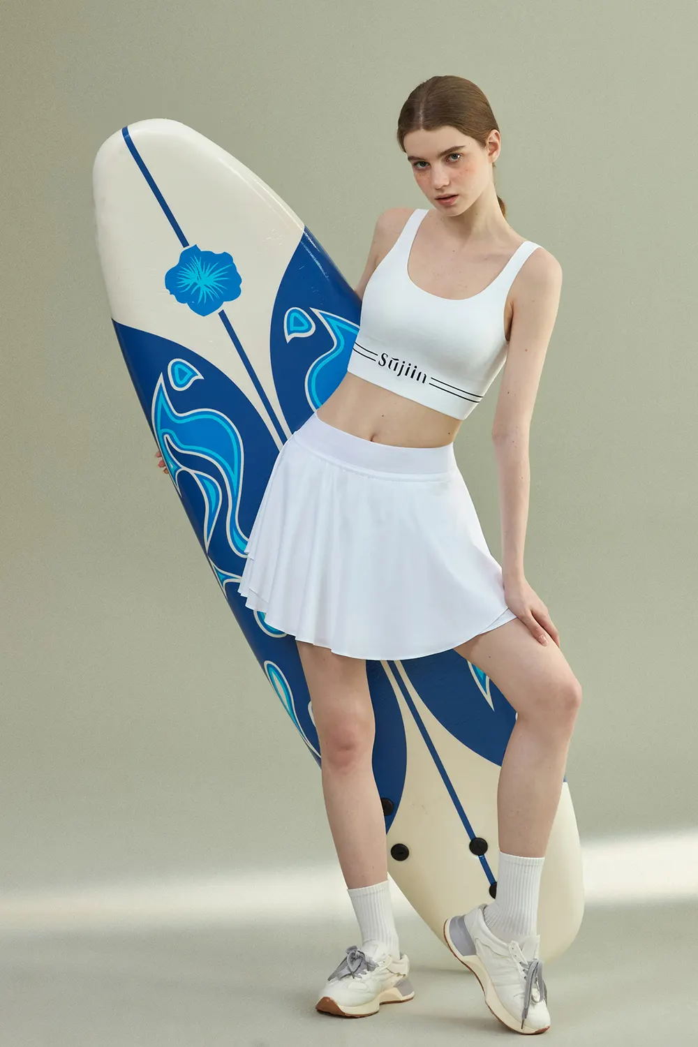 Knitted Sports Tank Bra