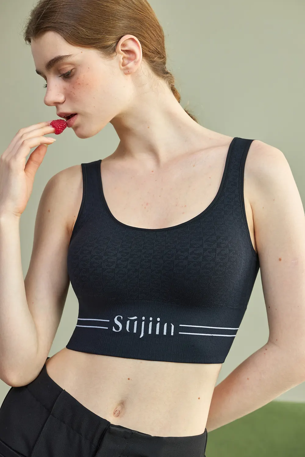 Knitted Sports Tank Bra