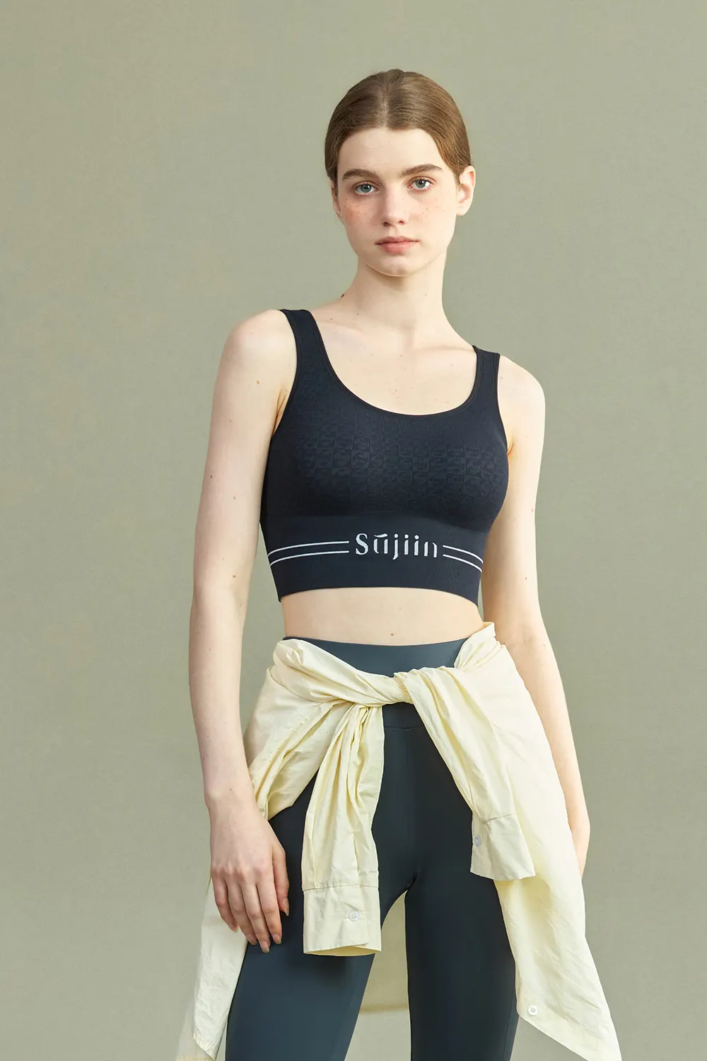 Knitted Sports Tank Bra