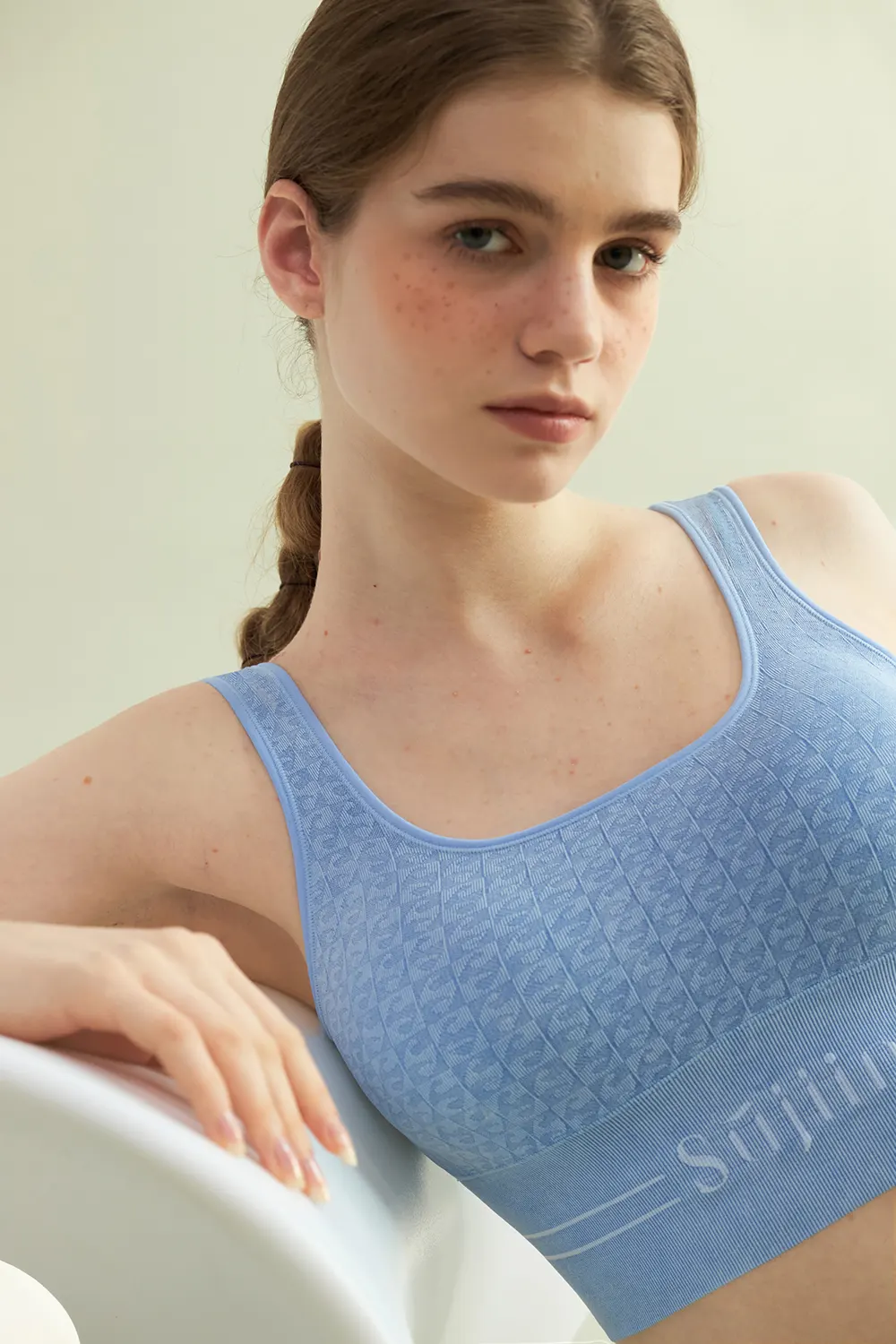 Knitted Sports Tank Bra