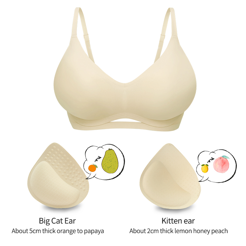 Seamless Push Up Small Chest Vest Bra