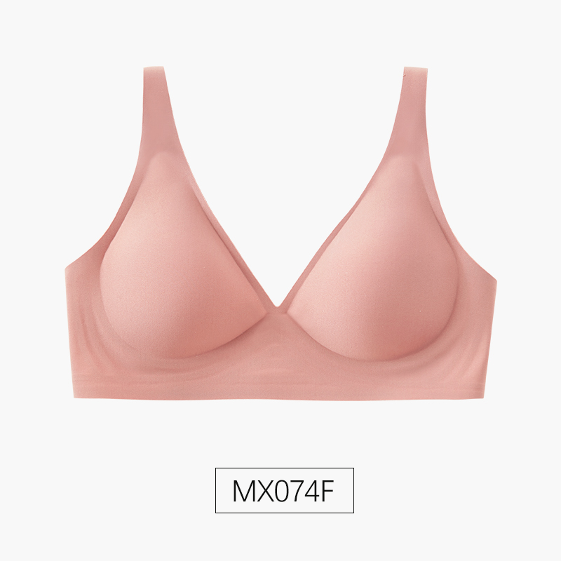 Jelly Wireless Seamless Invisible Push Up Small Chest Bra