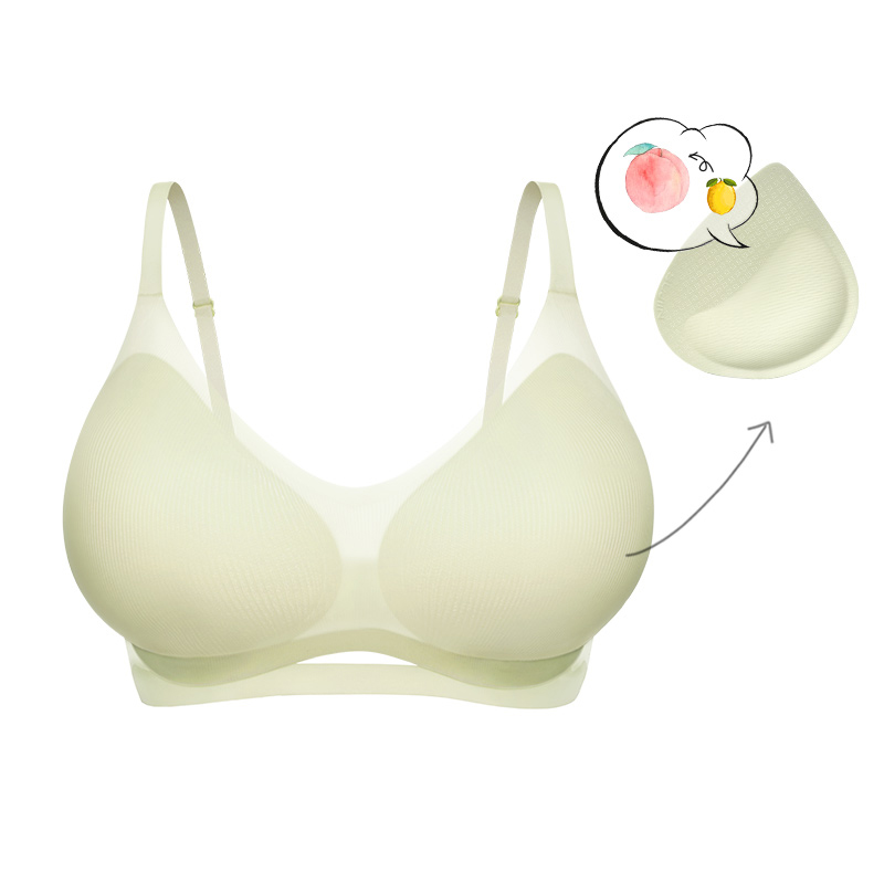 Summer Cooling Wireless Seamless Bra