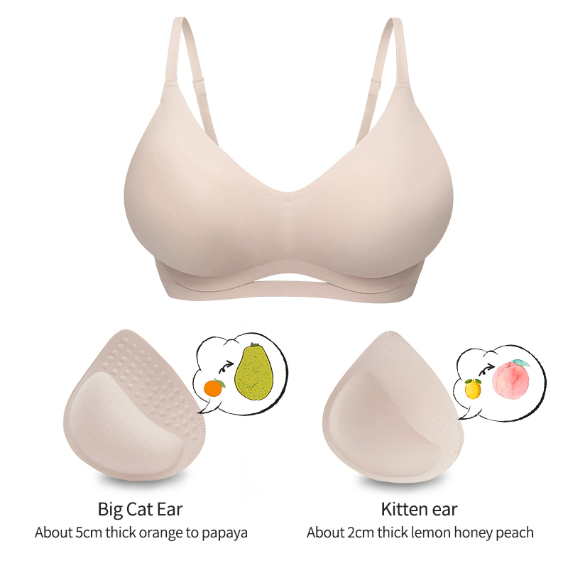 Seamless Push Up Small Chest Vest Bra