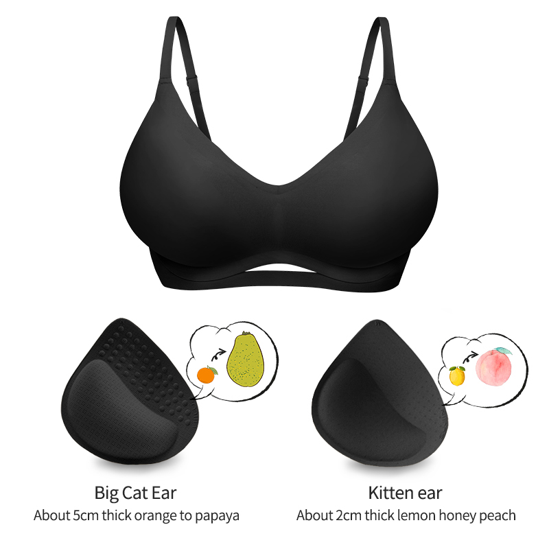 Seamless Push Up Small Chest Vest Bra