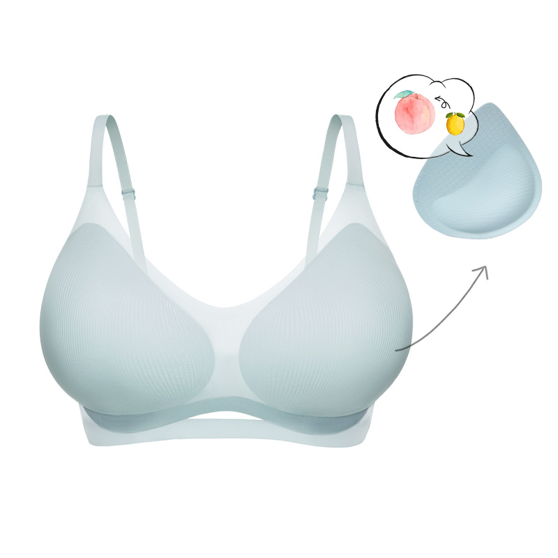 Summer Cooling Wireless Seamless Bra