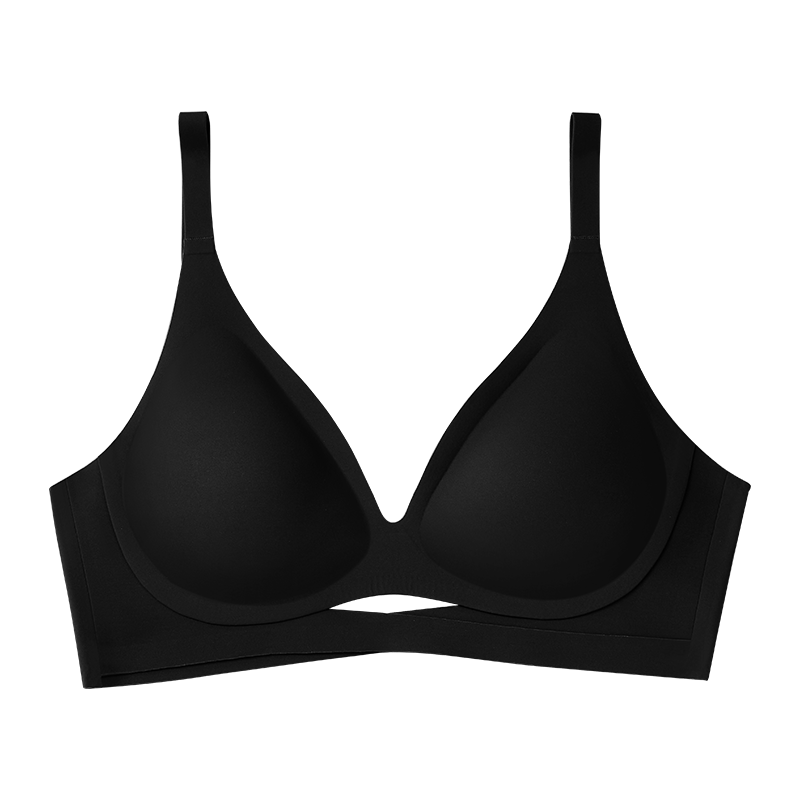 Seamless Push Up Cross-folding Bra