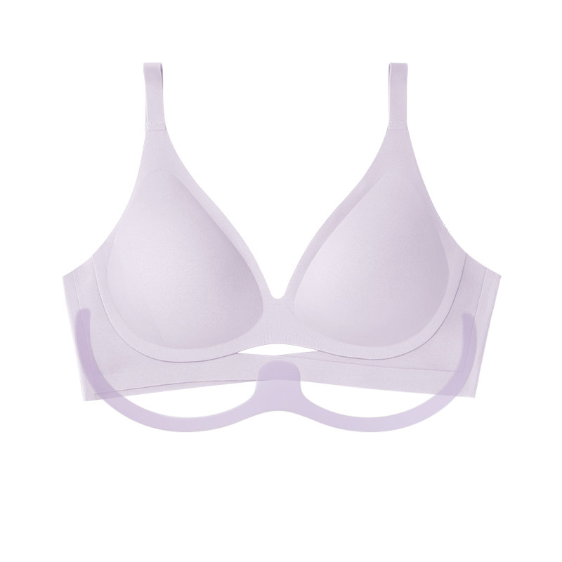 Seamless Push Up Cross-folding Bra