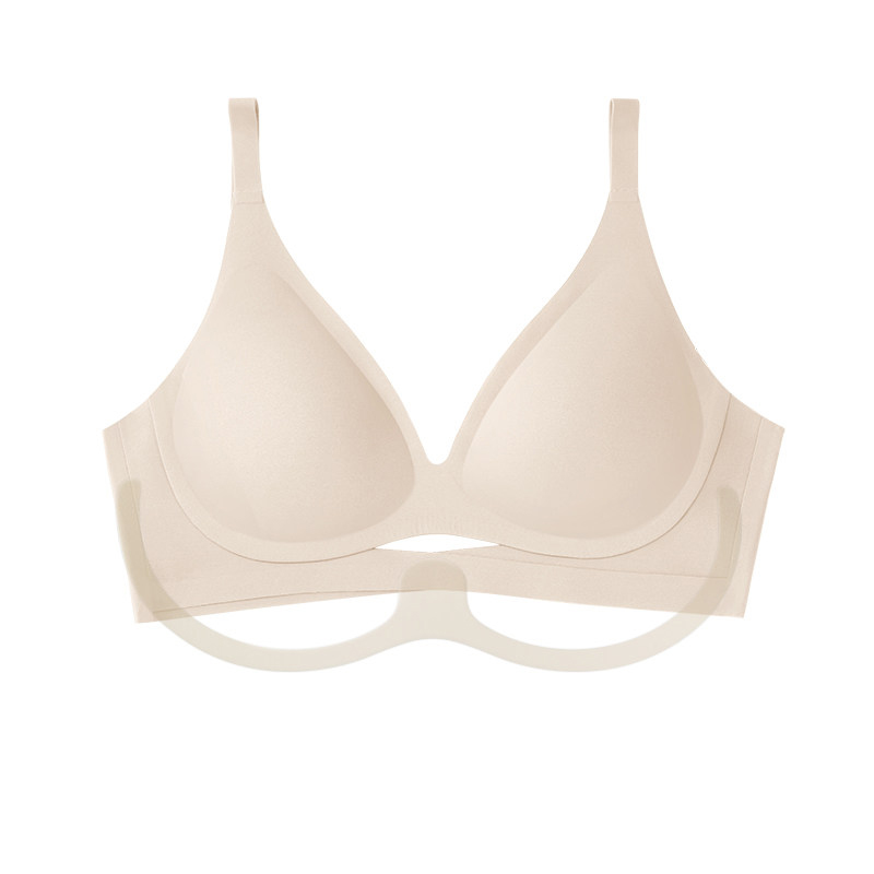 Seamless Push Up Cross-folding Bra