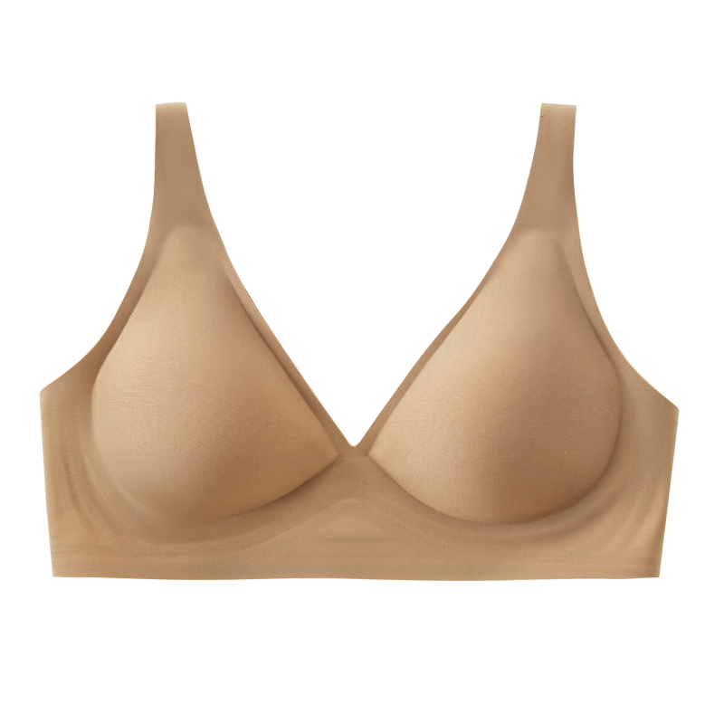 Jelly Wireless Seamless Invisible Push Up Small Chest Bra