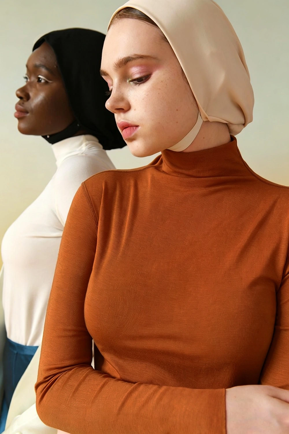Turtleneck T-shirt Warm Thermal Underwear Long Sleeve Tops