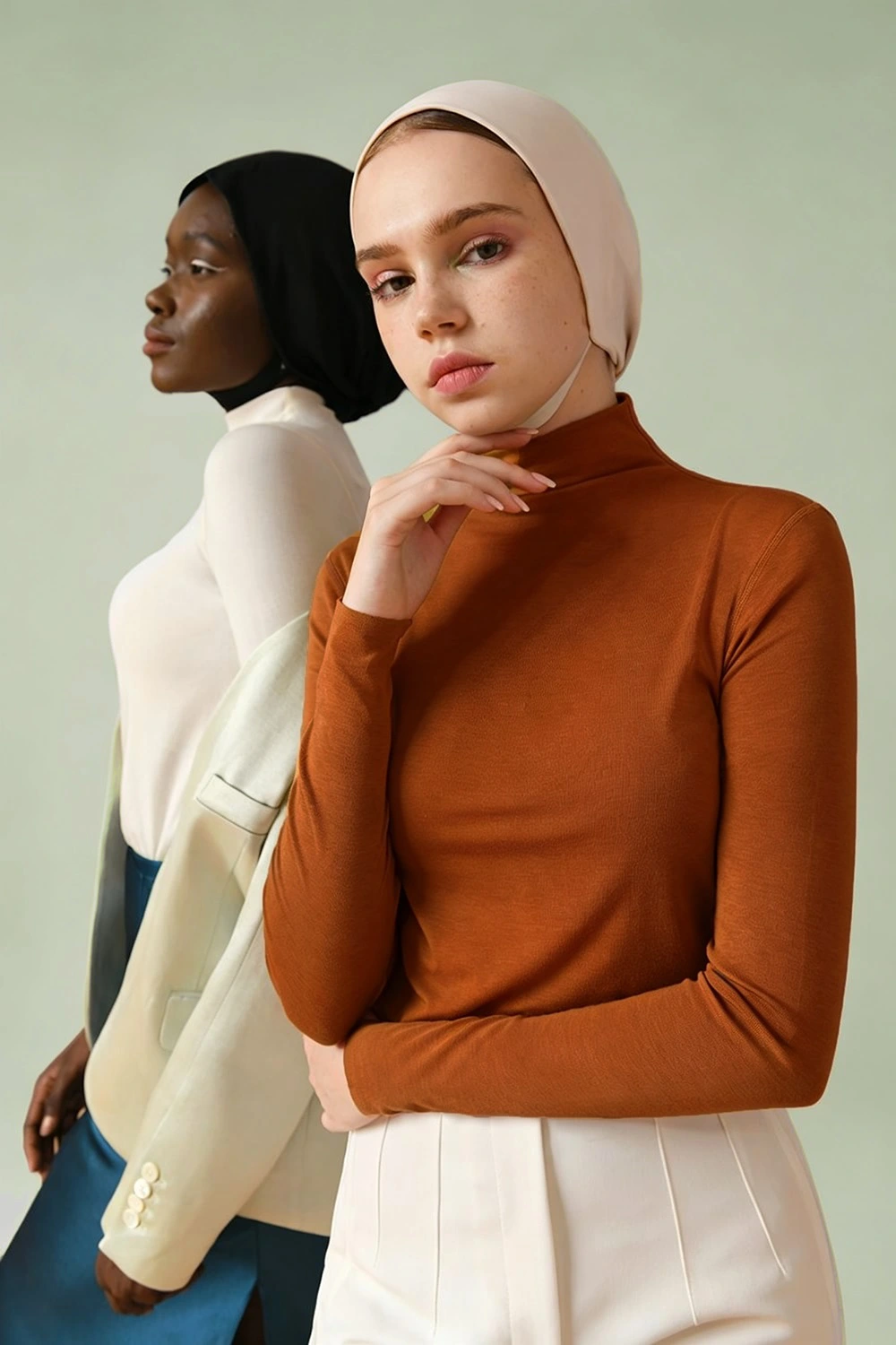 Turtleneck T-shirt Warm Thermal Underwear Long Sleeve Tops