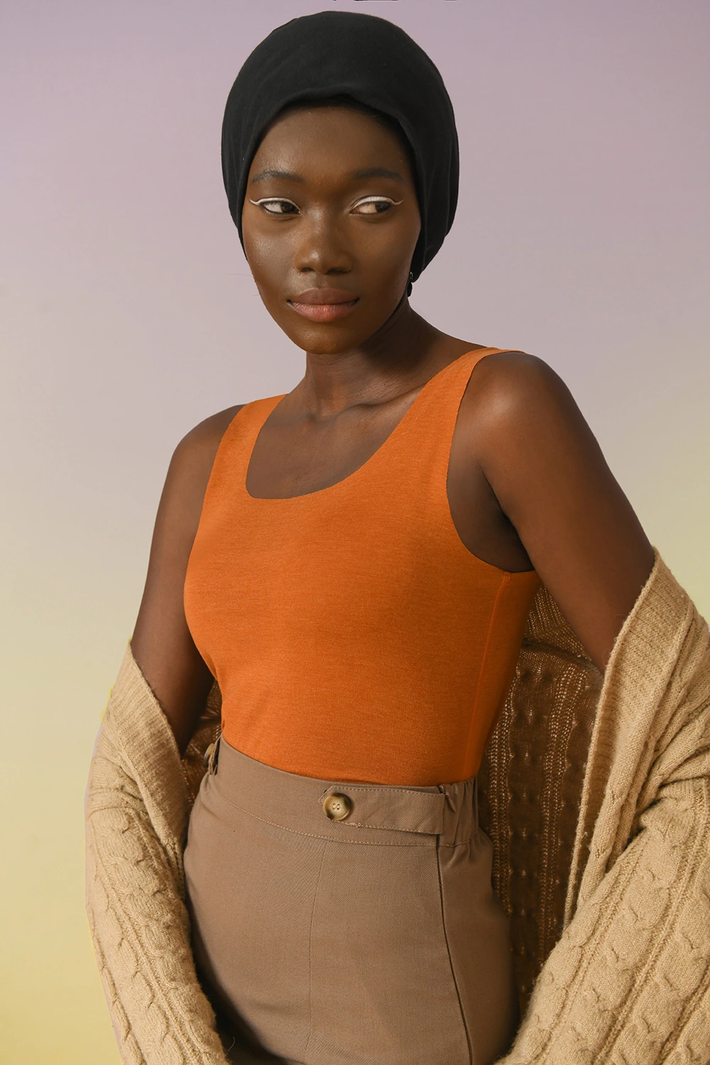 Sleeveless Thermal Underwear Basic Tank Tops